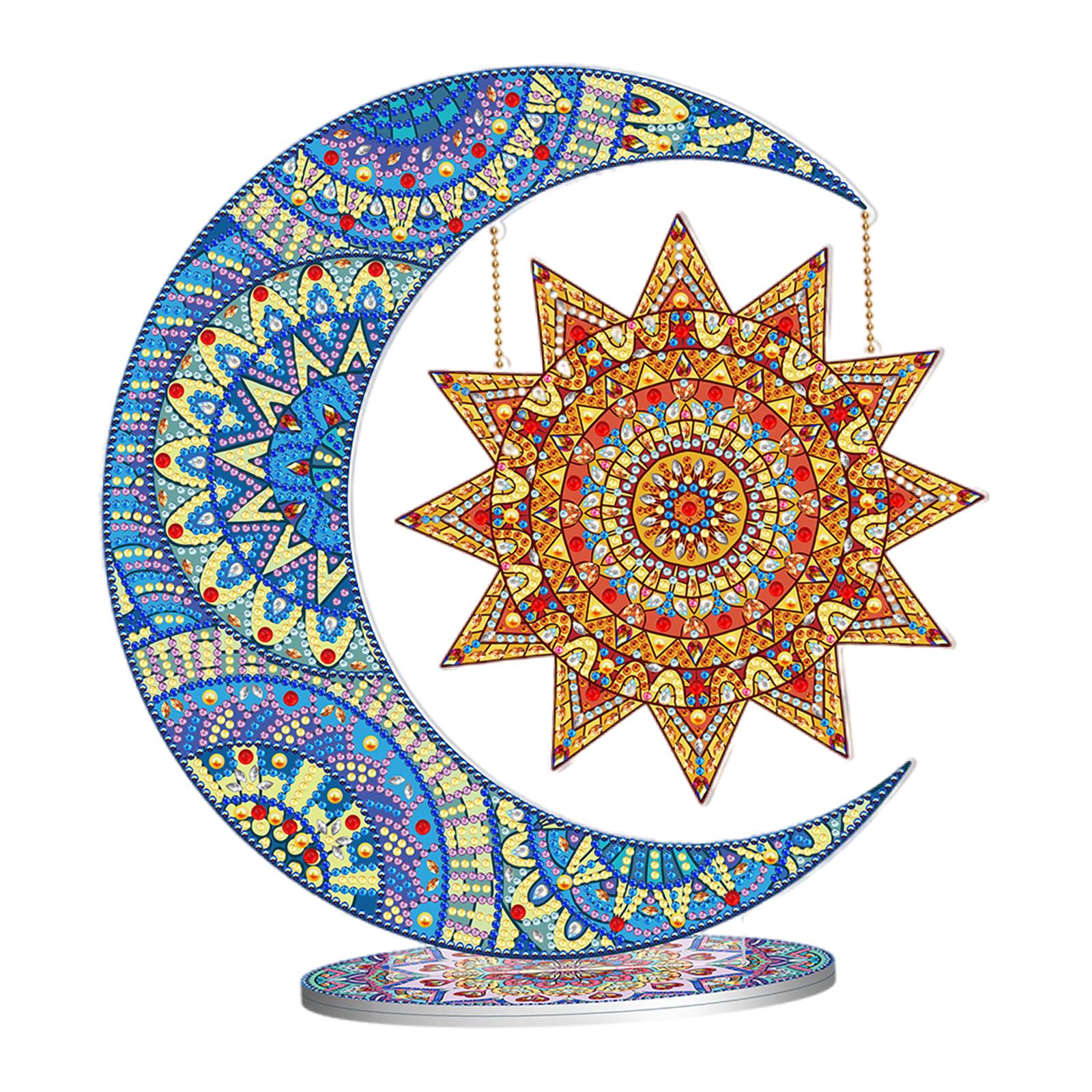 DIY Diamond Painting Kit Ornament Craft for Home Decor 13.8CM 26x29.5CM