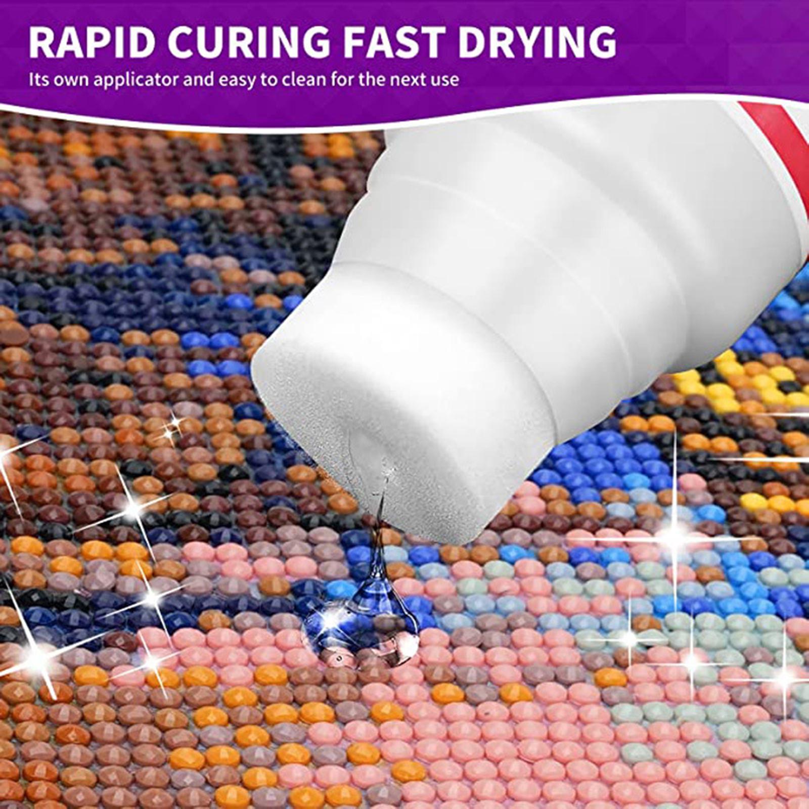 Diamond Painting Sealer Glue 120ml Shine Effect for DIY Painting Crafts A