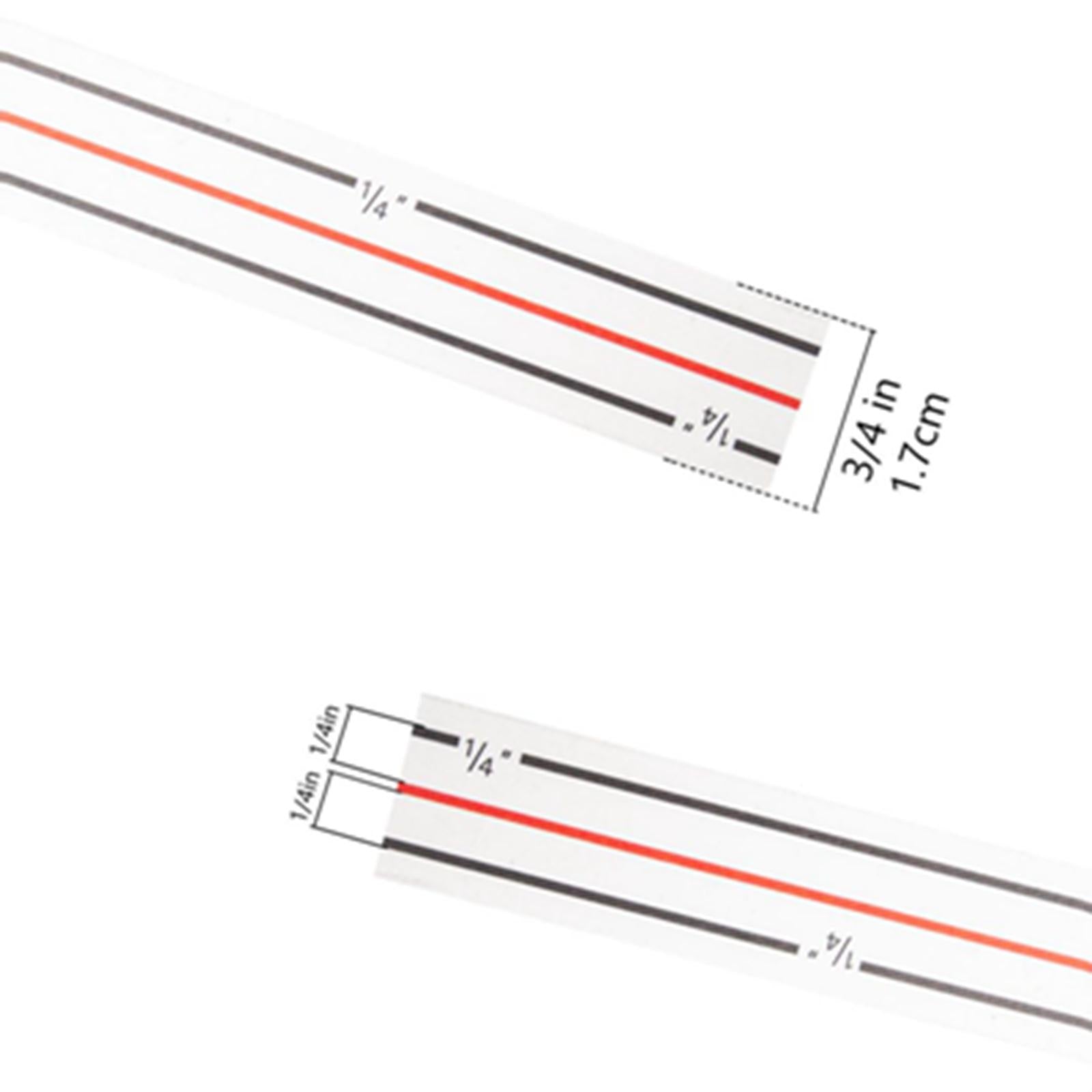 6xDiagonal Seam Tape Fittings Accurate Seam Guide Easy to Use Instruction Tool