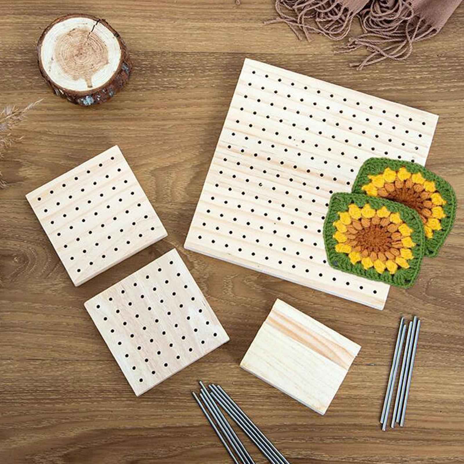 Crochet Blocking Board Gifts Blocking Mats for Granny Squares DIY Crocheting 10cmx10cm