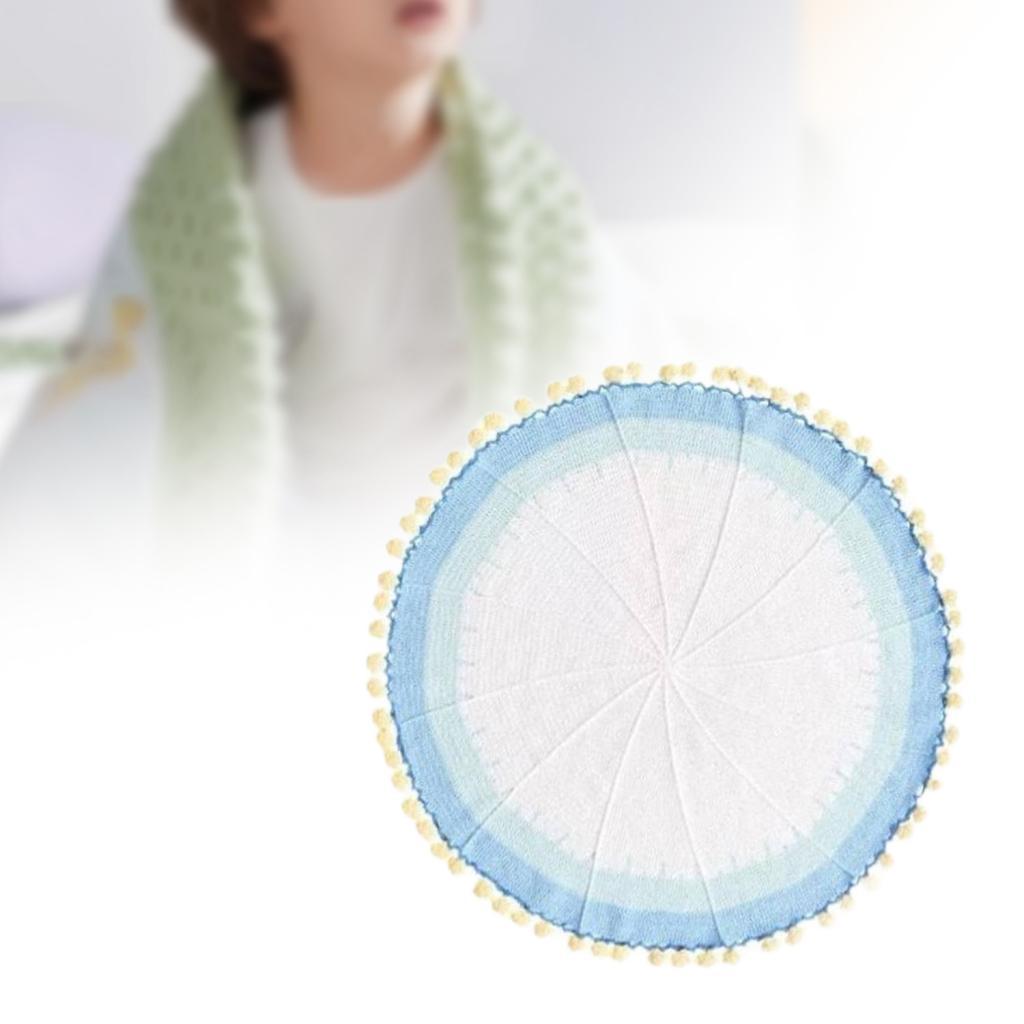 Bouquet Blanket Crochet Kit DIY Blanket Kit for Starter Beginners Enthusiast blue