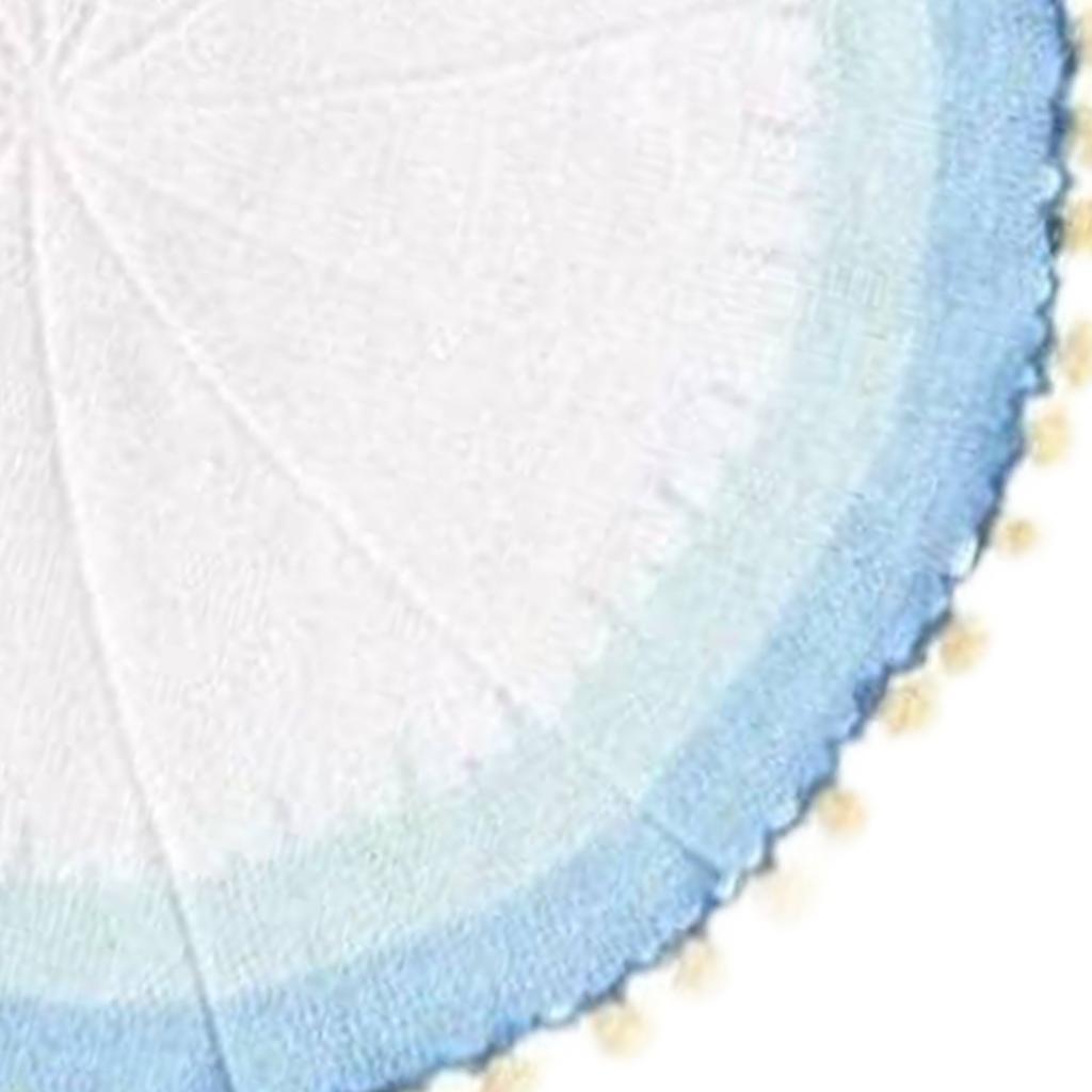 Bouquet Blanket Crochet Kit DIY Blanket Kit for Starter Beginners Enthusiast blue
