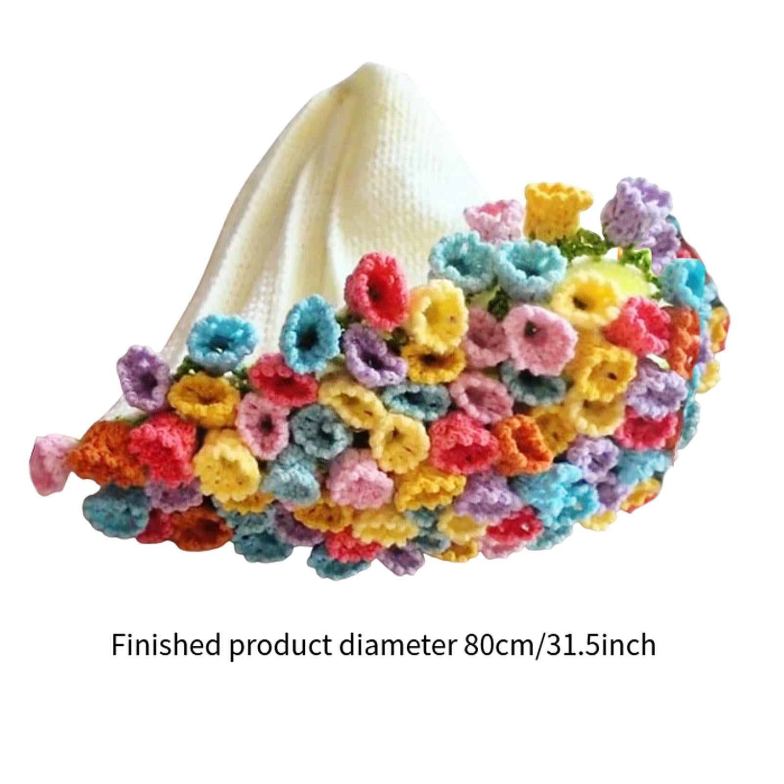 Bouquet Blanket Crochet Kit Elegant Crochet Starter Kit for Adults Beginners S