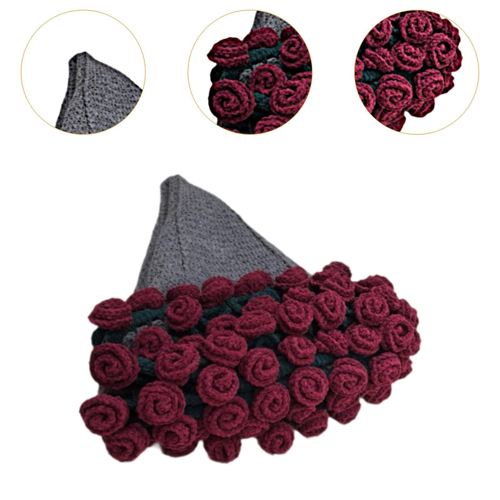 Bouquet Blanket Crocheting Kit Crochet Starter Kit for Adults Beginners Gift