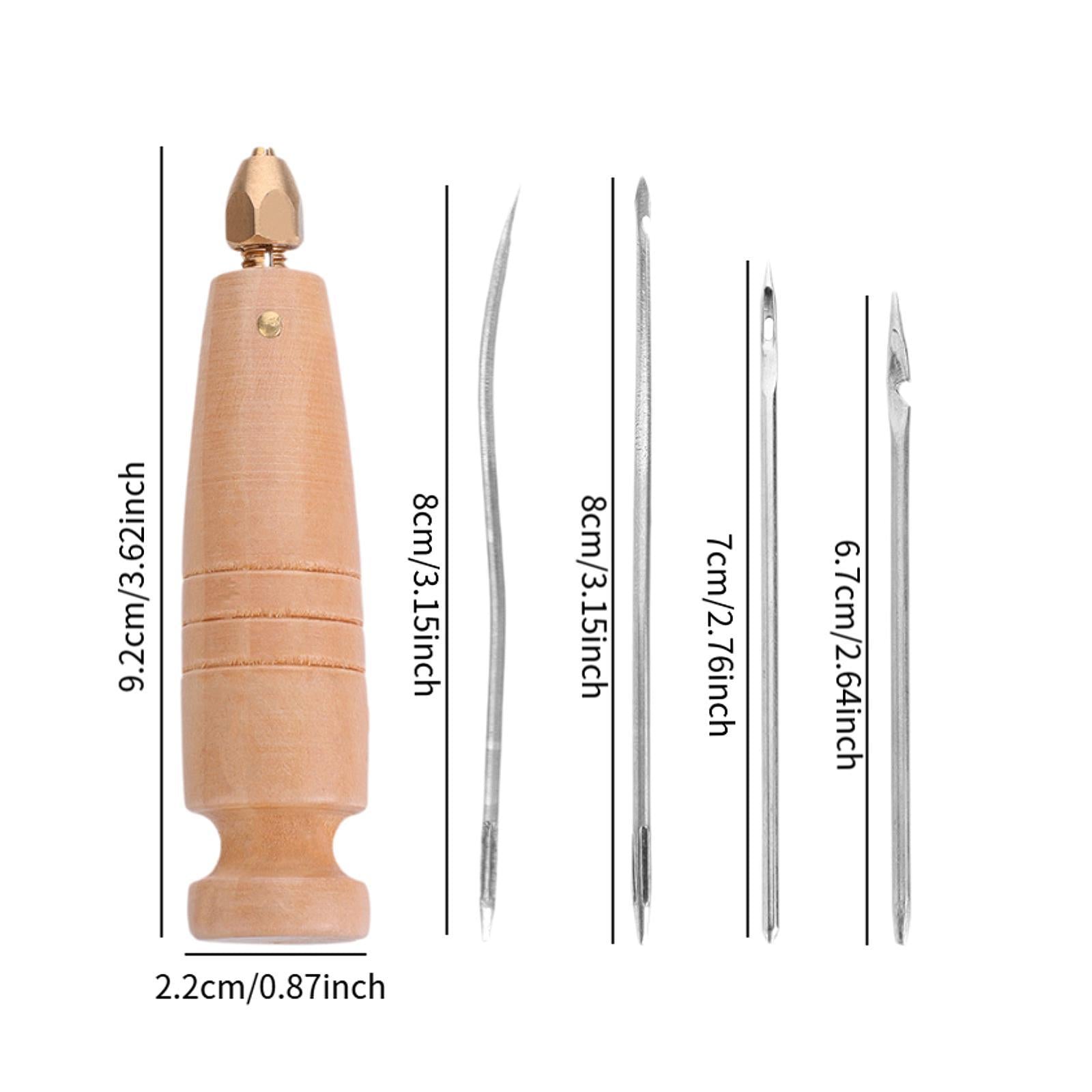 Canvas Leather Sewing Awl Hand Stitcher for Threading Lines Marking Surface