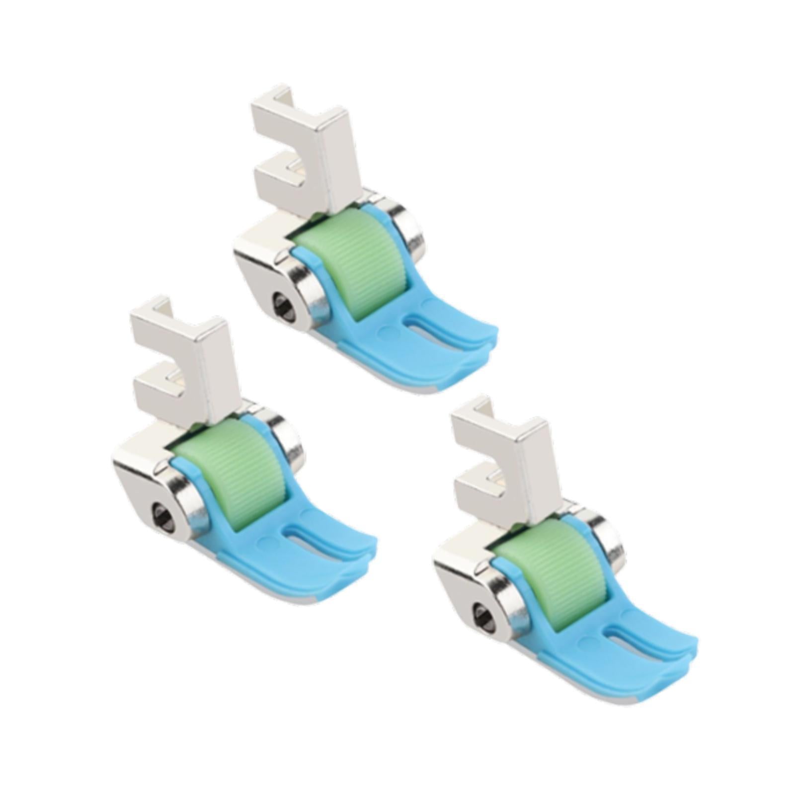 3Pcs Narrow Roller Presser Foot Replace Parts for Sewing Machine Accessories