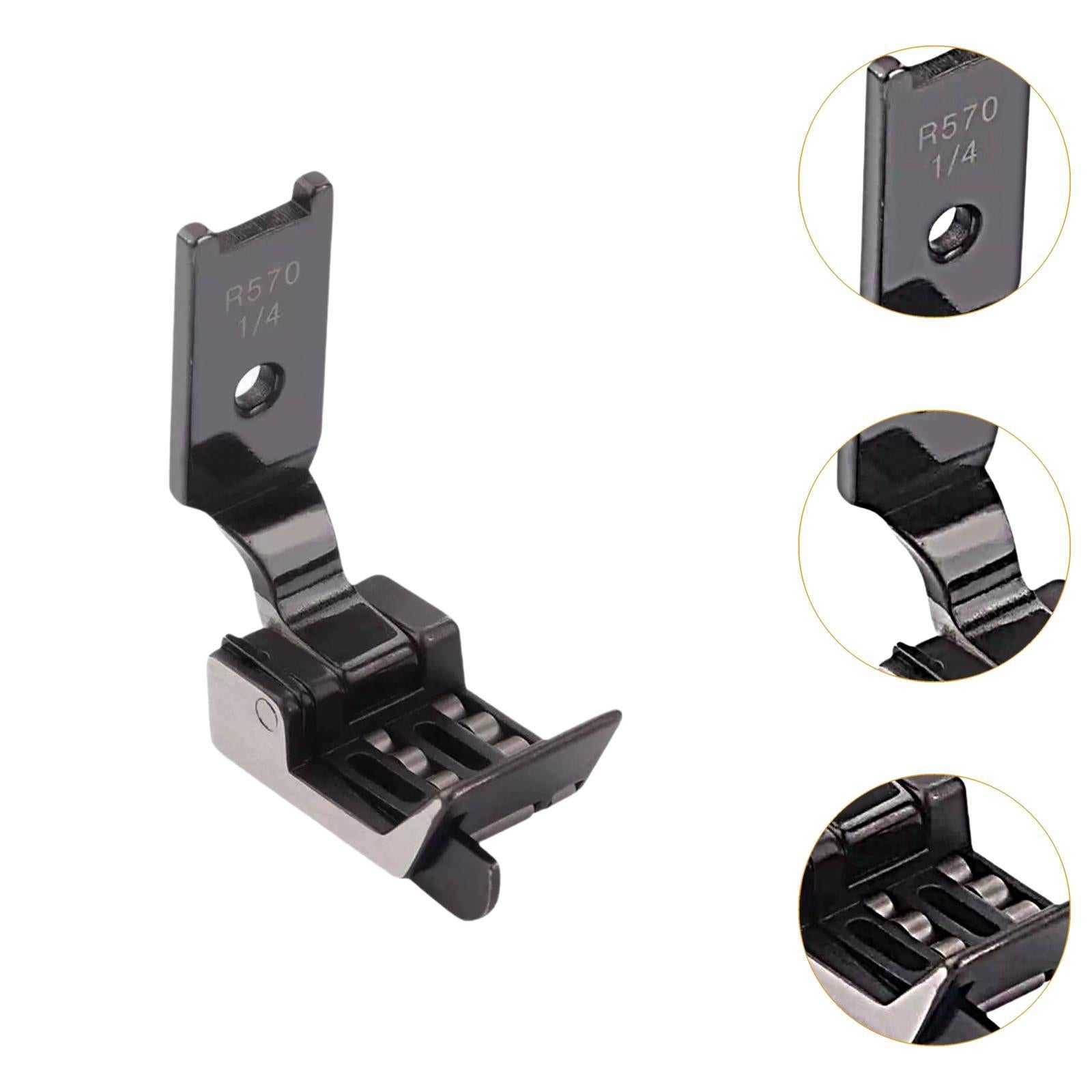 Sewing Machine Presser Foot Left Guide Metal for Collar Mounting Spare Parts