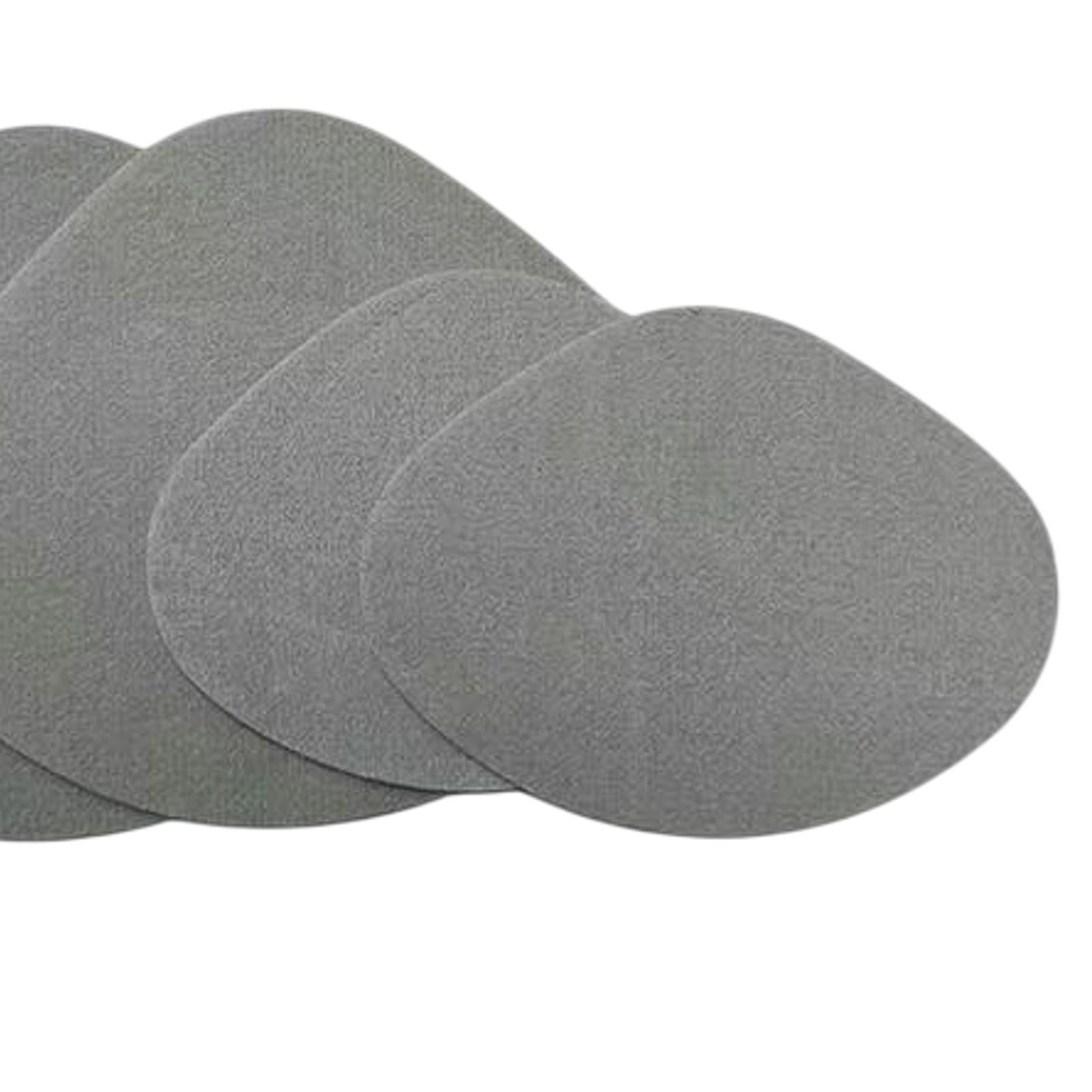 4x Shoe Heel Repair Patches for Men and Women Wear Resistant Heel Hole Stickers Light gray