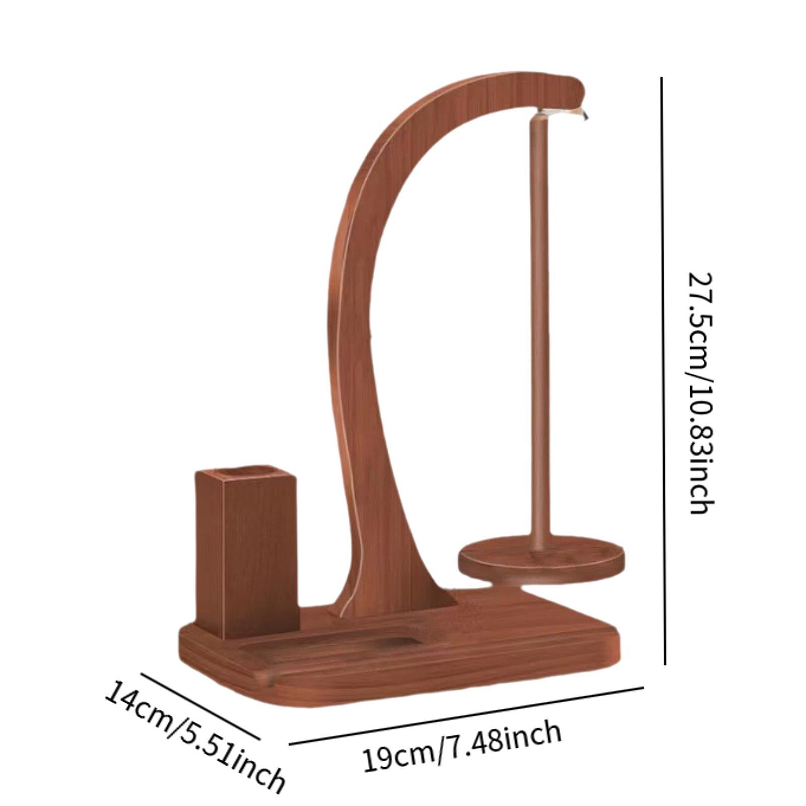 Yarn Ball Holder Stable Wood Yarn Dispenser for Knit Crocheting Craft Sewing