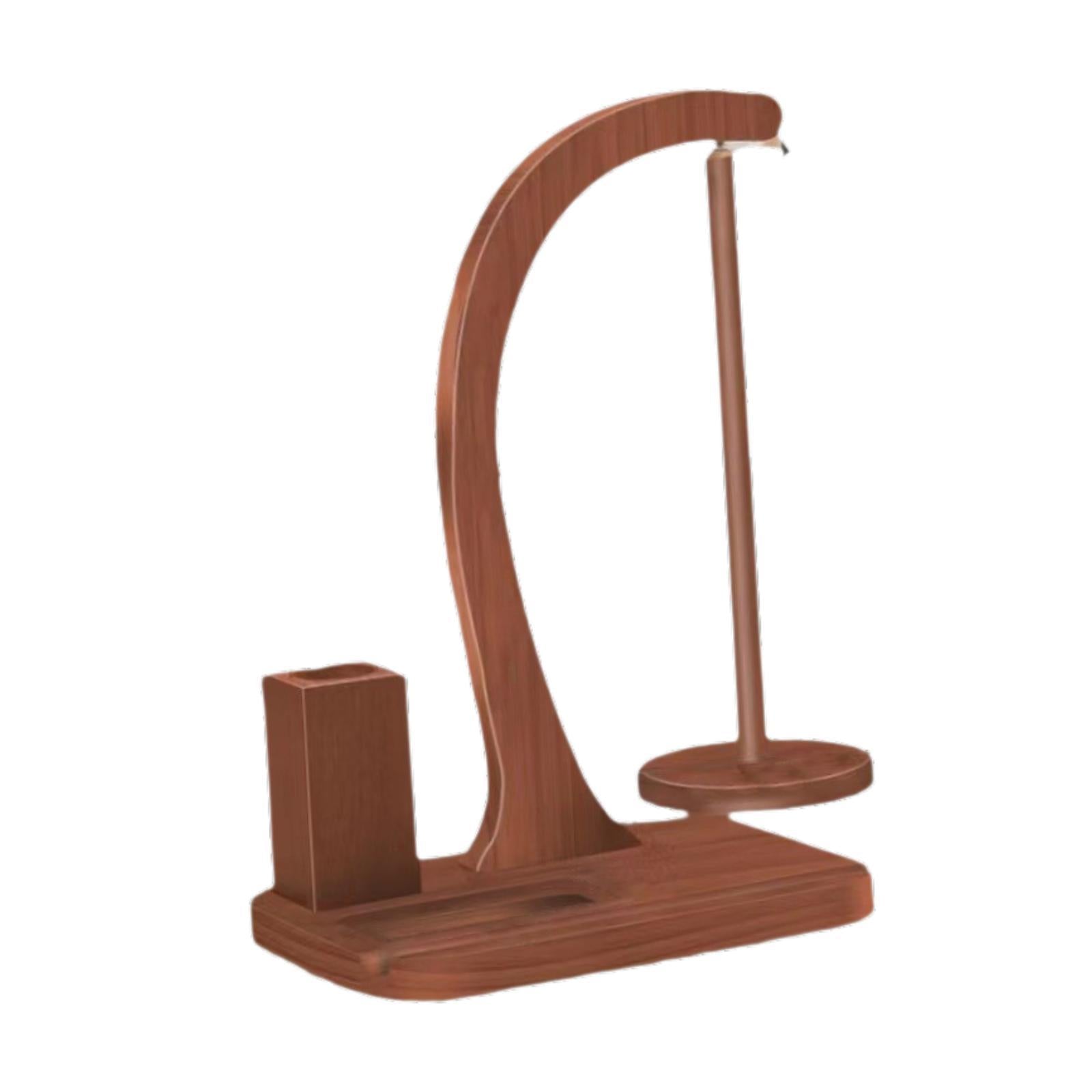 Yarn Ball Holder Stable Wood Yarn Dispenser for Knit Crocheting Craft Sewing