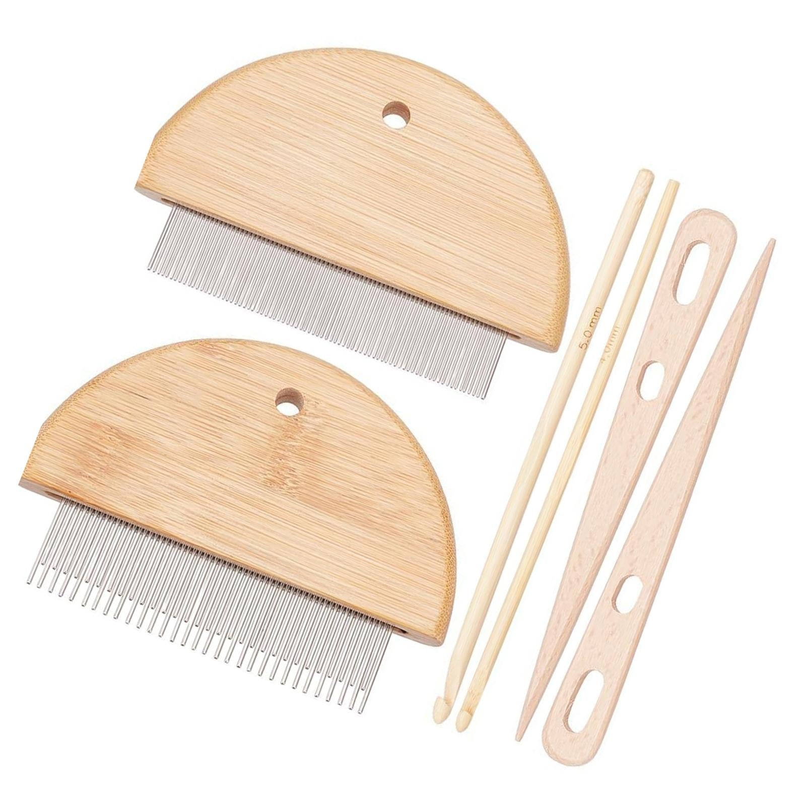6Pcs Tapestry Weaving Comb Tools Handcraft DIY Craft Hand Knitting Tool