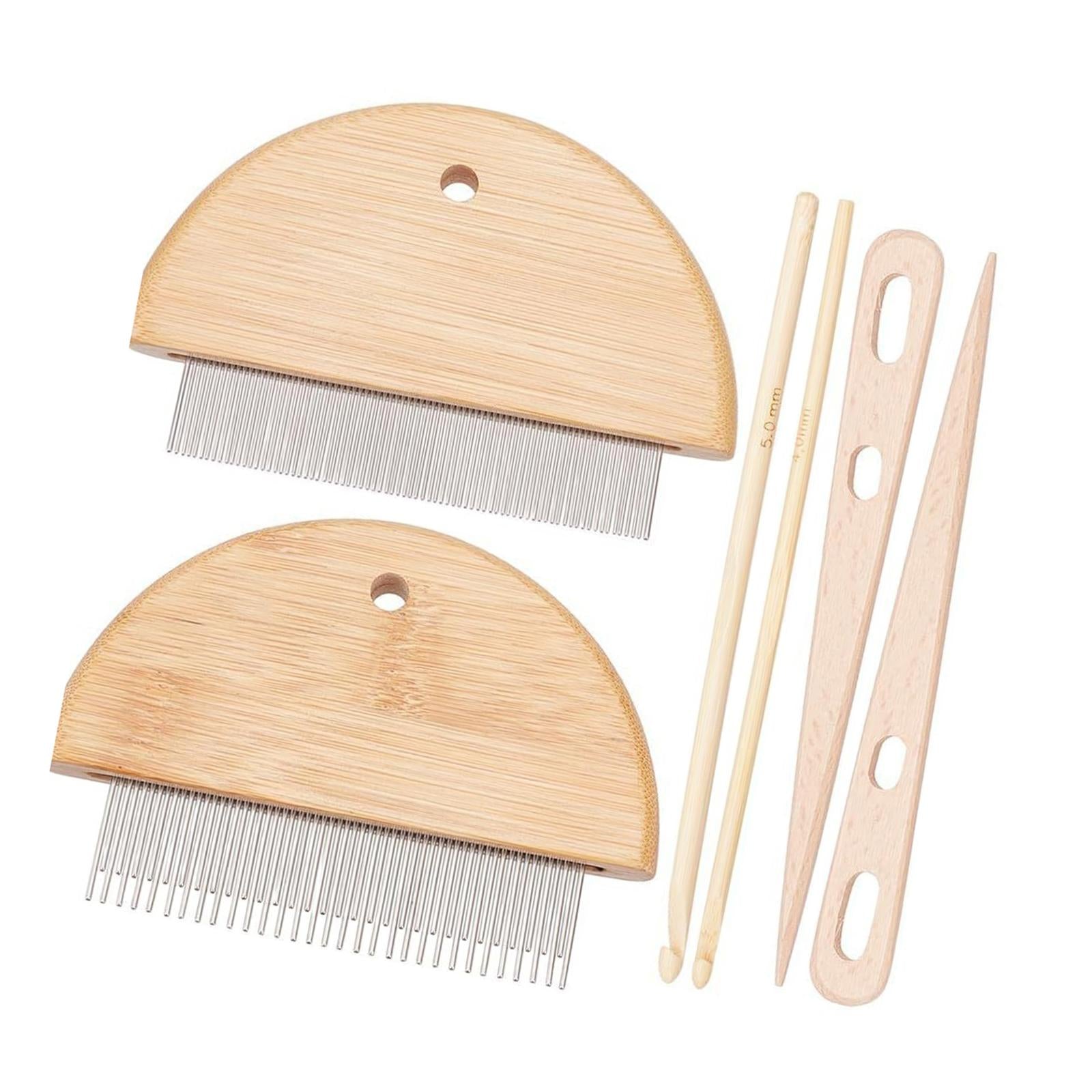 6Pcs Tapestry Weaving Comb Tools Handcraft DIY Craft Hand Knitting Tool