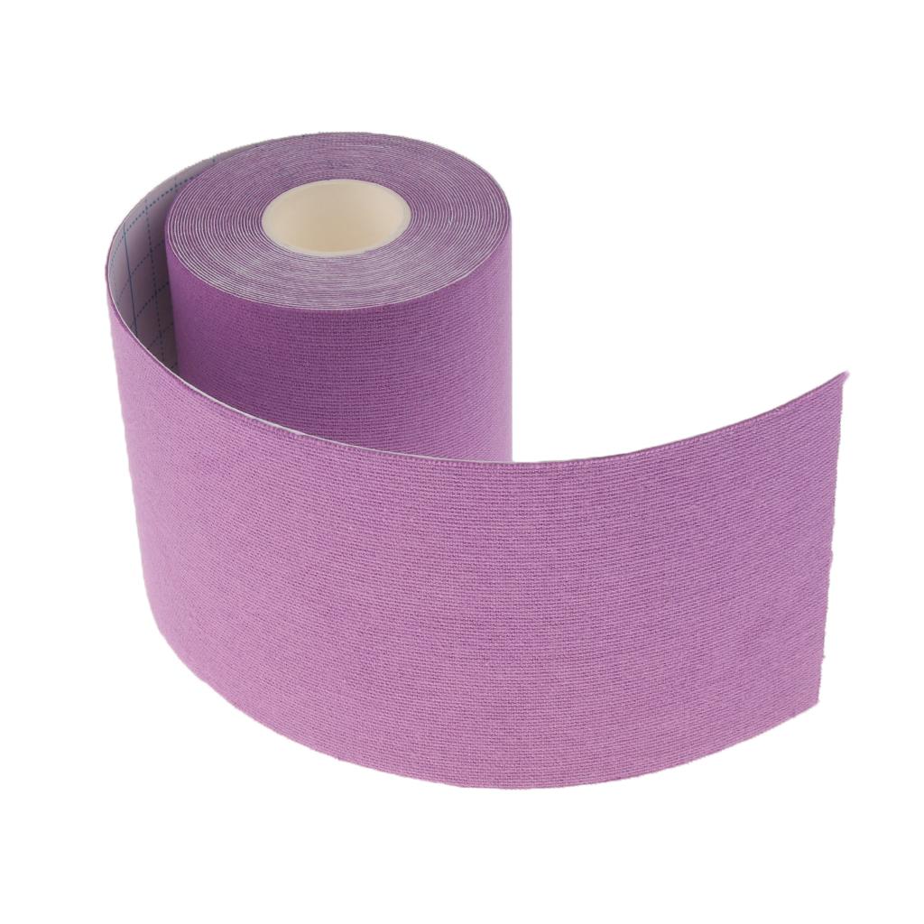 5m Elastic Sports Kinesiology Tape Muscle Physio Therapeutic Purple
