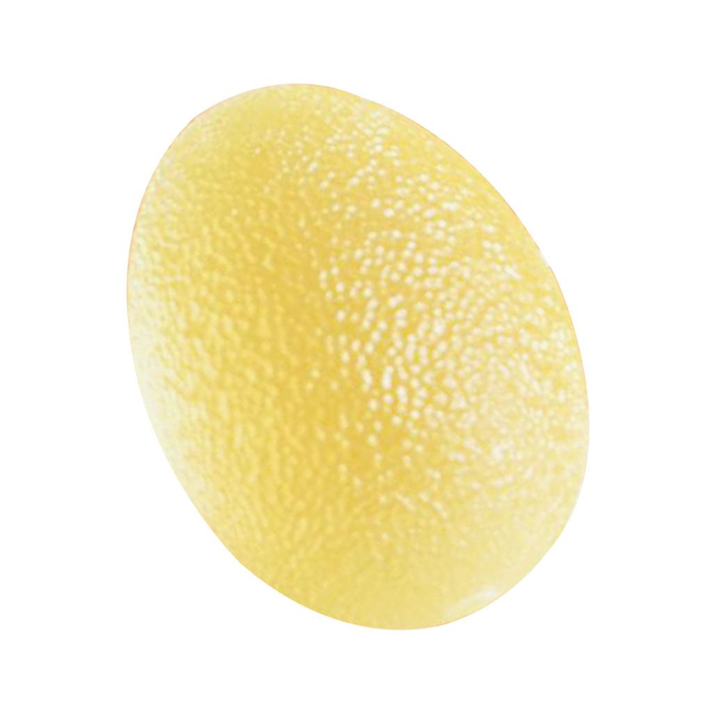 Fingers Palm Exercise Grip Strength Ball Hand Squeeze Exerciser Yellow Soft
