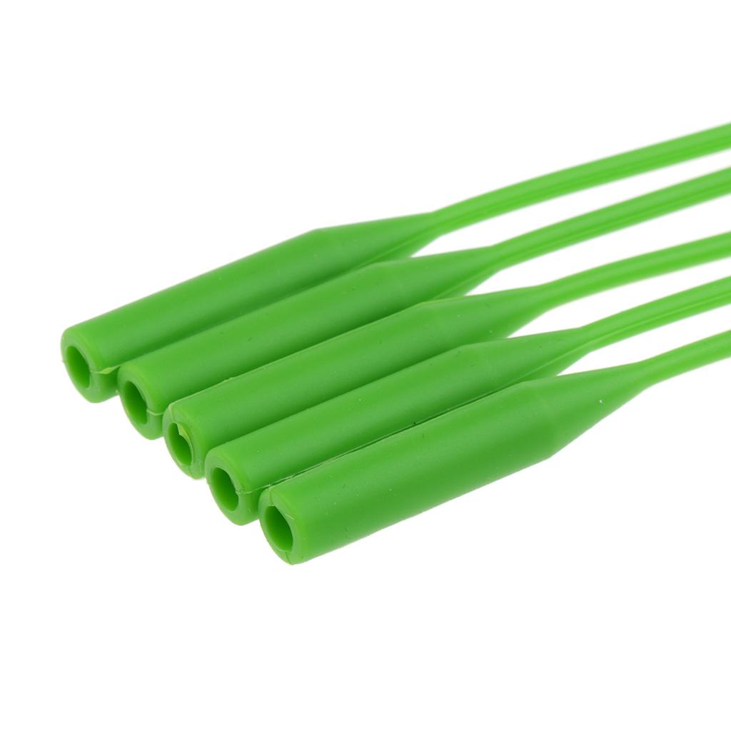 5 Pieces Silicone Sports Glasses Strap Eyeglass Sunglasses Holder Green
