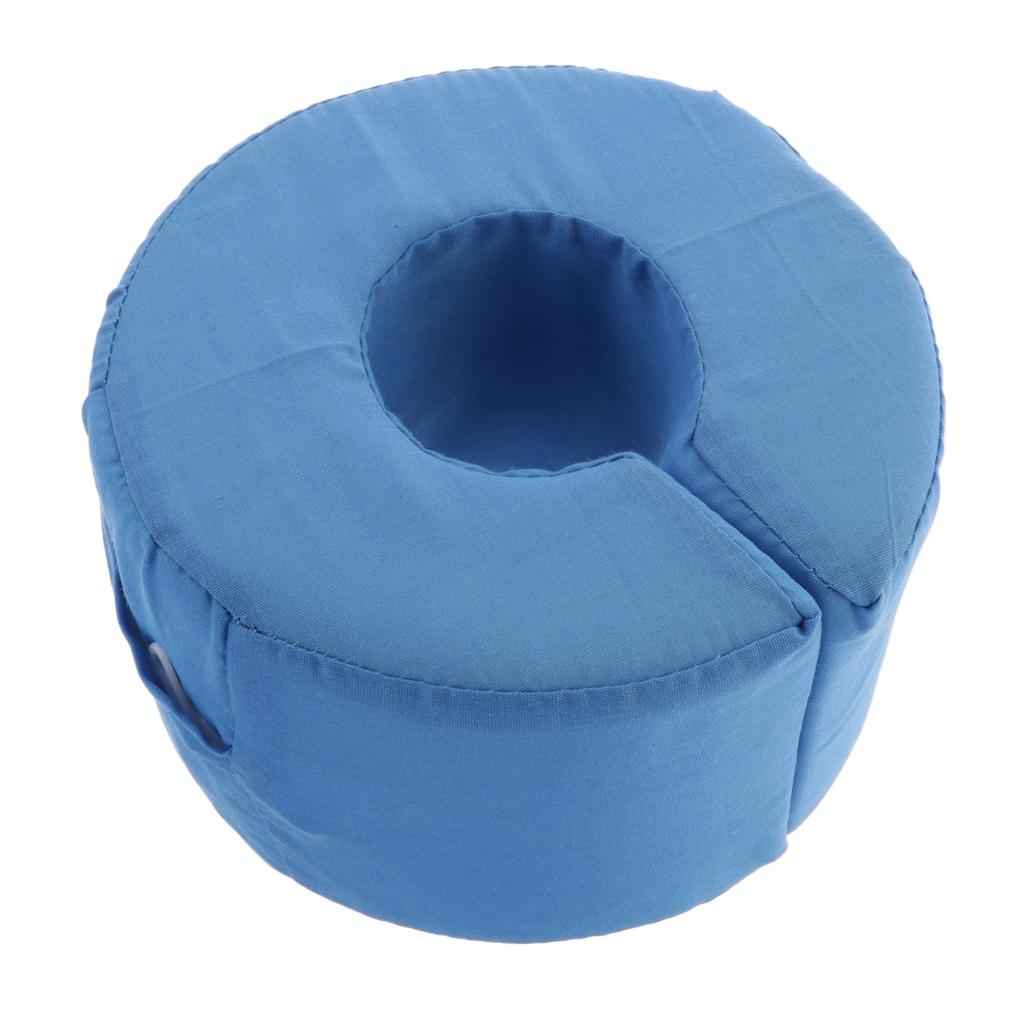 Adjustable Loop Foot Hand Foam Elevator Cushion Leg Rest Elevation Pillow Anti Bedsore Ankle Swelling Relief Blue