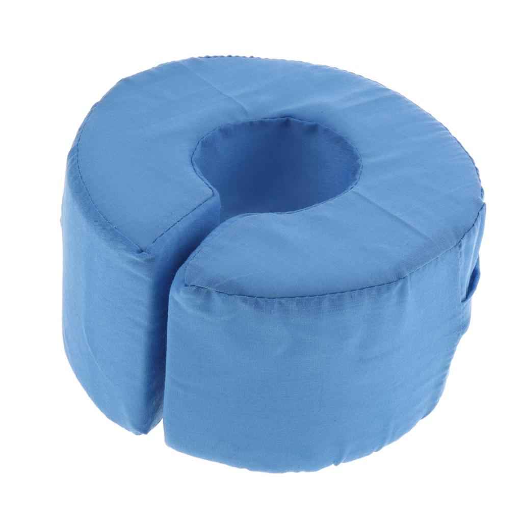 Adjustable Loop Foot Hand Foam Elevator Cushion Leg Rest Elevation Pillow Anti Bedsore Ankle Swelling Relief Blue