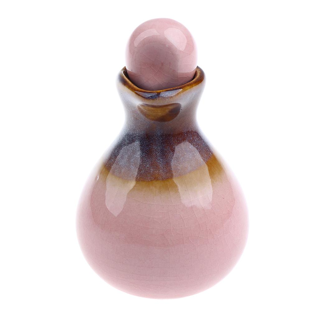 3Pieces Ceramic Aromatherapy Bottle Essential Oil Container for Beauty Salon
