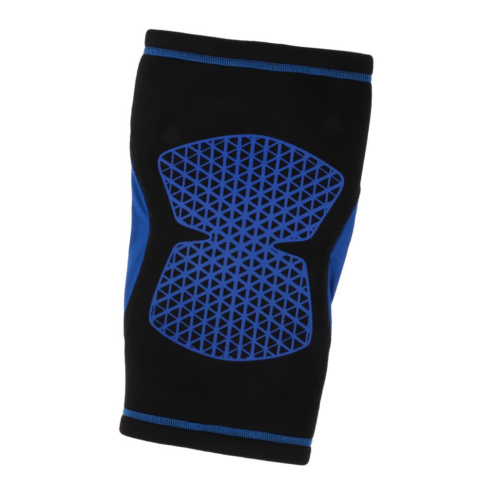 Knee Compression Sleeve Protector Leg Support Brace Guard for Basketball XL