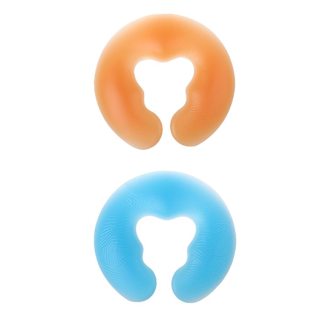 Silicone Massage Pillow Face Cradle Cushion Pad for Salon SPA Skin Color