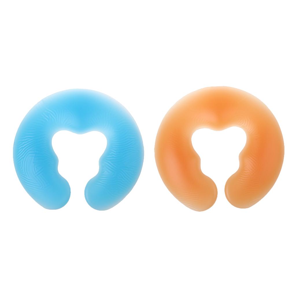 Silicone Massage Pillow Face Cradle Cushion Pad for Salon SPA Skin Color