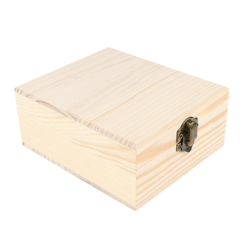 Natural Wood Essential Oil Storage Box Display Carry Case Organizer Holder