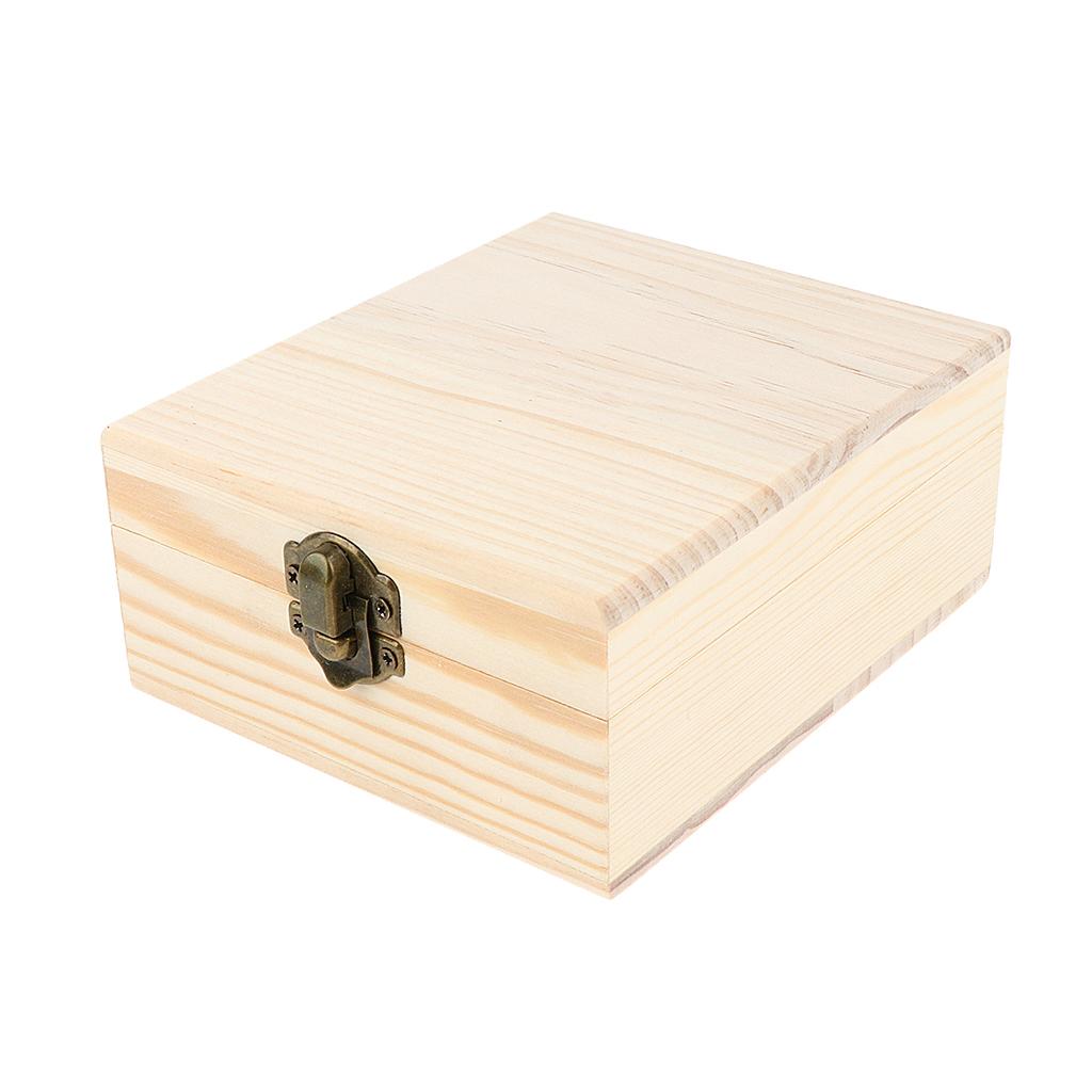 Natural Wood Essential Oil Storage Box Display Carry Case Organizer Holder