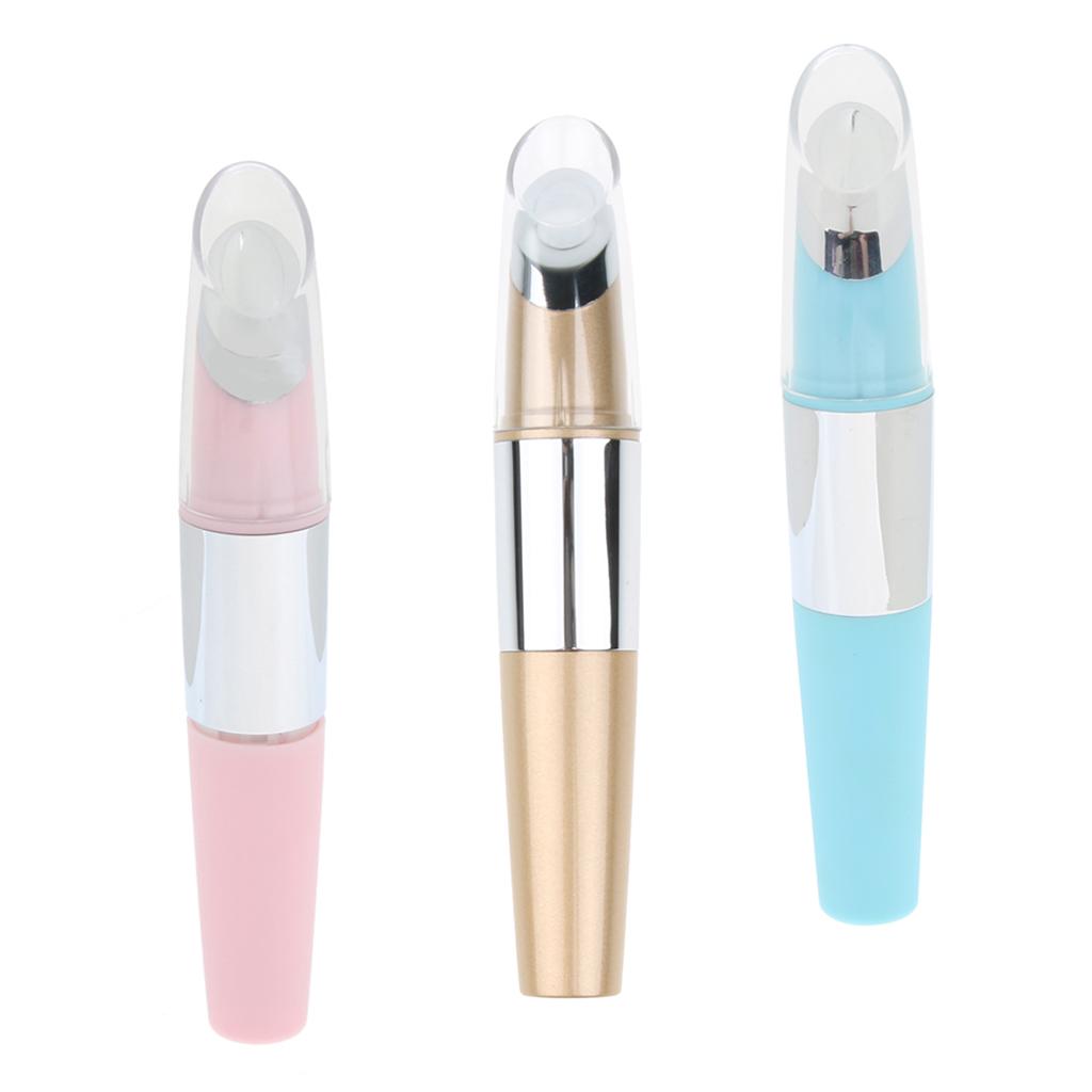 Electric Sonic Vibration Facial Massage Heated Eye Wand Device Pink