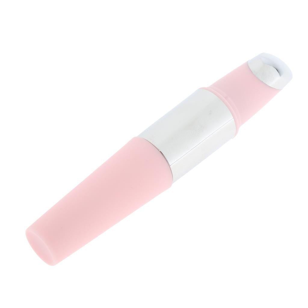 Electric Sonic Vibration Facial Massage Heated Eye Wand Device Pink