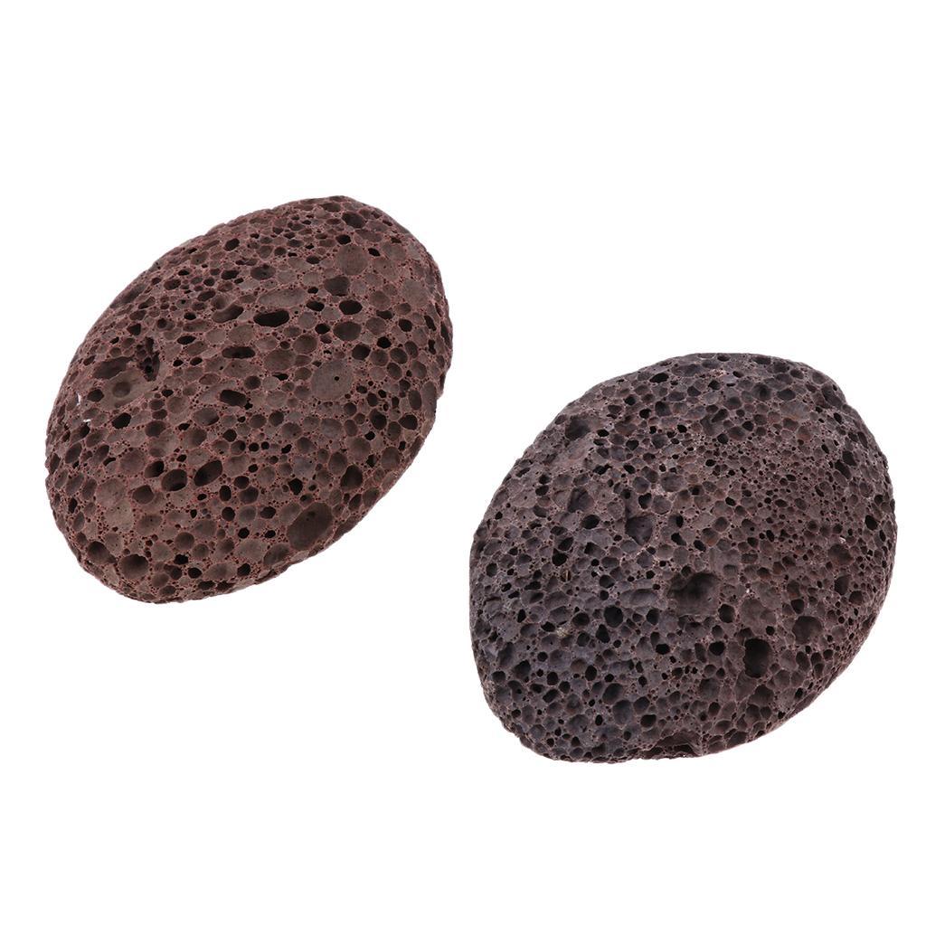 2 Pieces Volcanic Pumice Stone Foot Scrubber Pedicure Callus Remover
