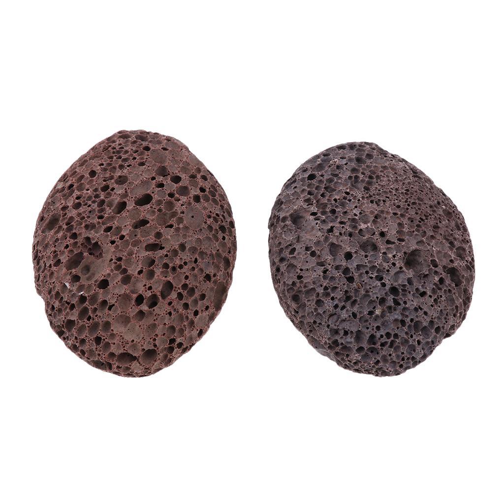 2 Pieces Volcanic Pumice Stone Foot Scrubber Pedicure Callus Remover