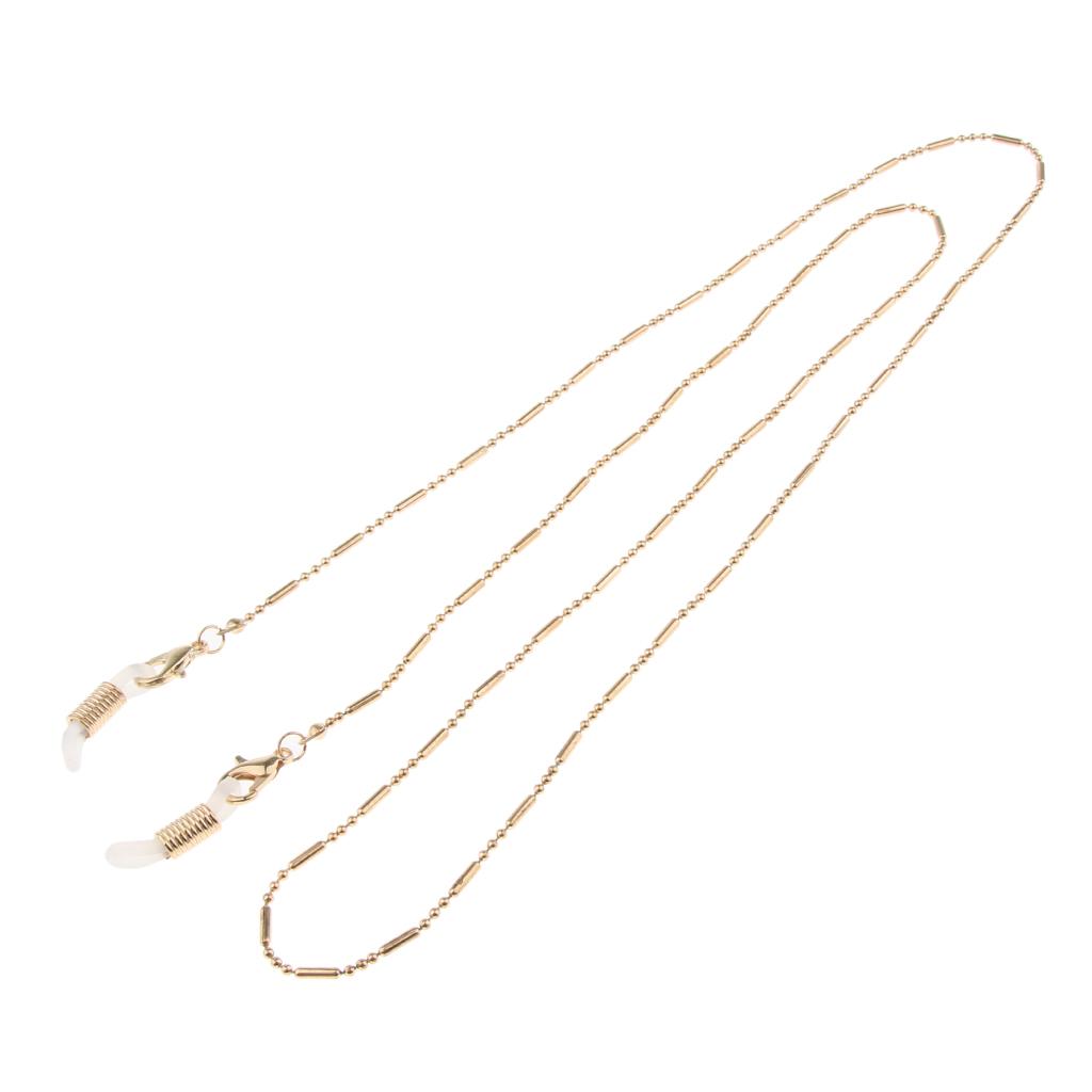 Unisex Metal Anti-Slip Eyeglasses Chain Rope Spectacles Cord Holder Retainer