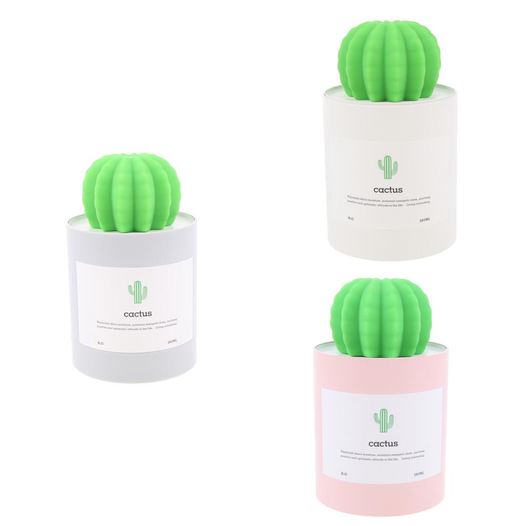Mini Portable Cool Mist Humidifier Office Air Freshener with USB Cable White