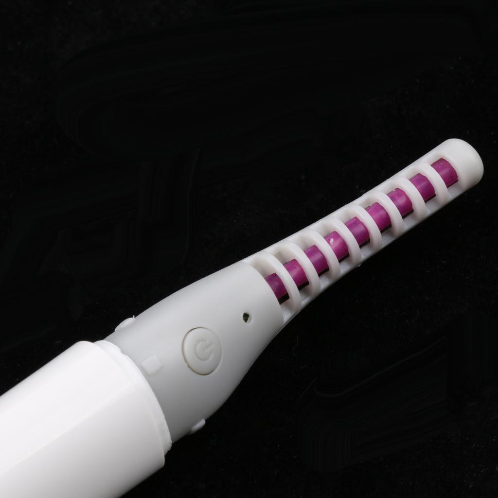 2-in-1 Heated Eyelash Curler Electric Heat Eye Massager Wand Massager Set