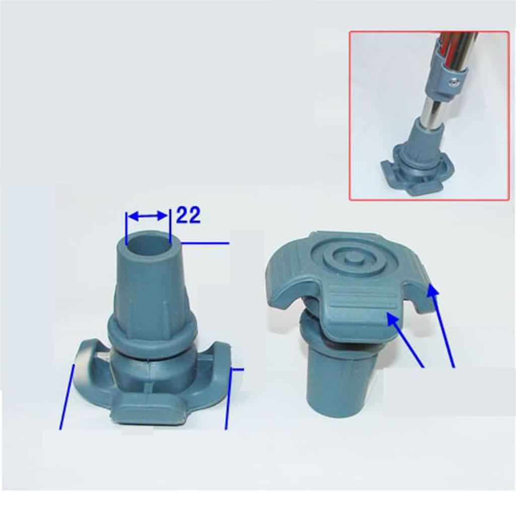 Anti Slip Rubber Tip For Cane Walking Stick Crutches Chair Seat 7/8 inch