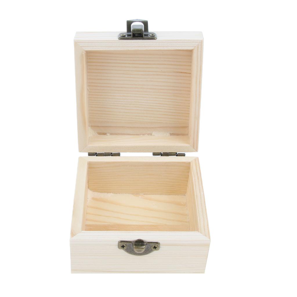 Travel Mini Wood Box Storage Case Organizer for Soap Craft Jewelry Trinket