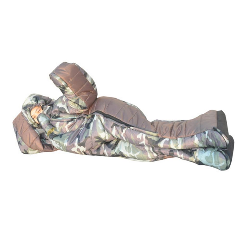 Full Body Wearable Sleeping Bag for Travel Camping Accompany Patient L