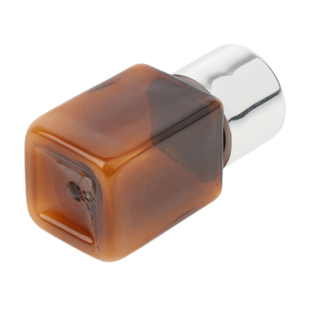 6 Pieces Amber Refillable Empty Essential Oil Makeup Bottle 10ml Silver Cap