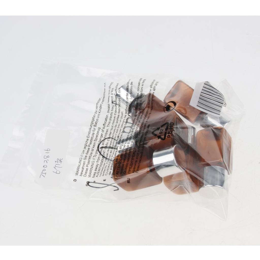 6 Pieces Amber Refillable Empty Essential Oil Makeup Bottle 10ml Silver Cap