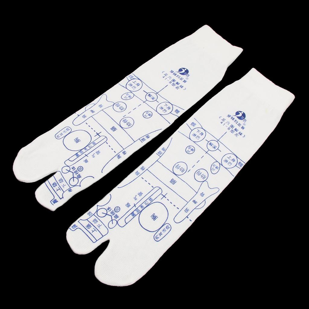 1 Pair Foot Pressure Point Acupuncture Reflexology Socks for Men Women S