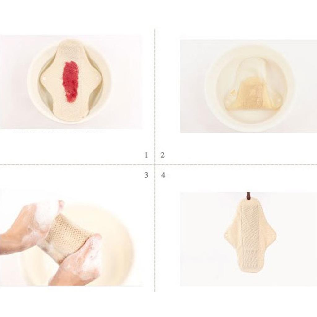 Reusable Women Menstrual Pad Sanitary Napkins Mama Cloth Panty Liner