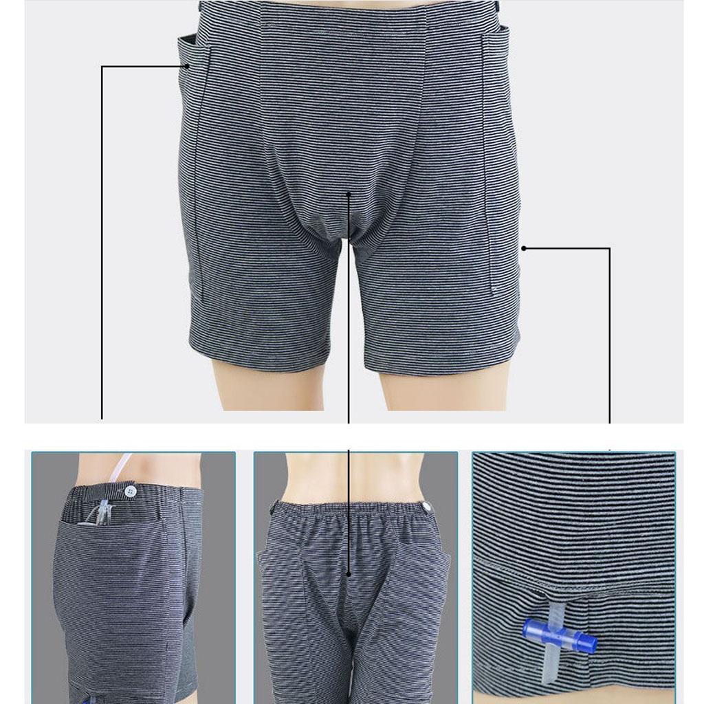 Men's Incontinence Underwear Bladder Patient Briefs for Nursing Room L