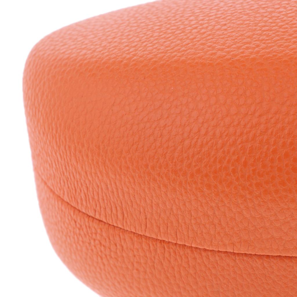 Metal Hard Eyeglasses Box Sunglasses Spectacles Protector Case Orange