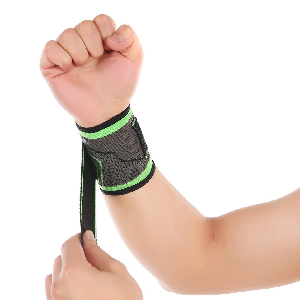 Adjustable Compression Wrist Support Brace for Basketball Weightlifting L
