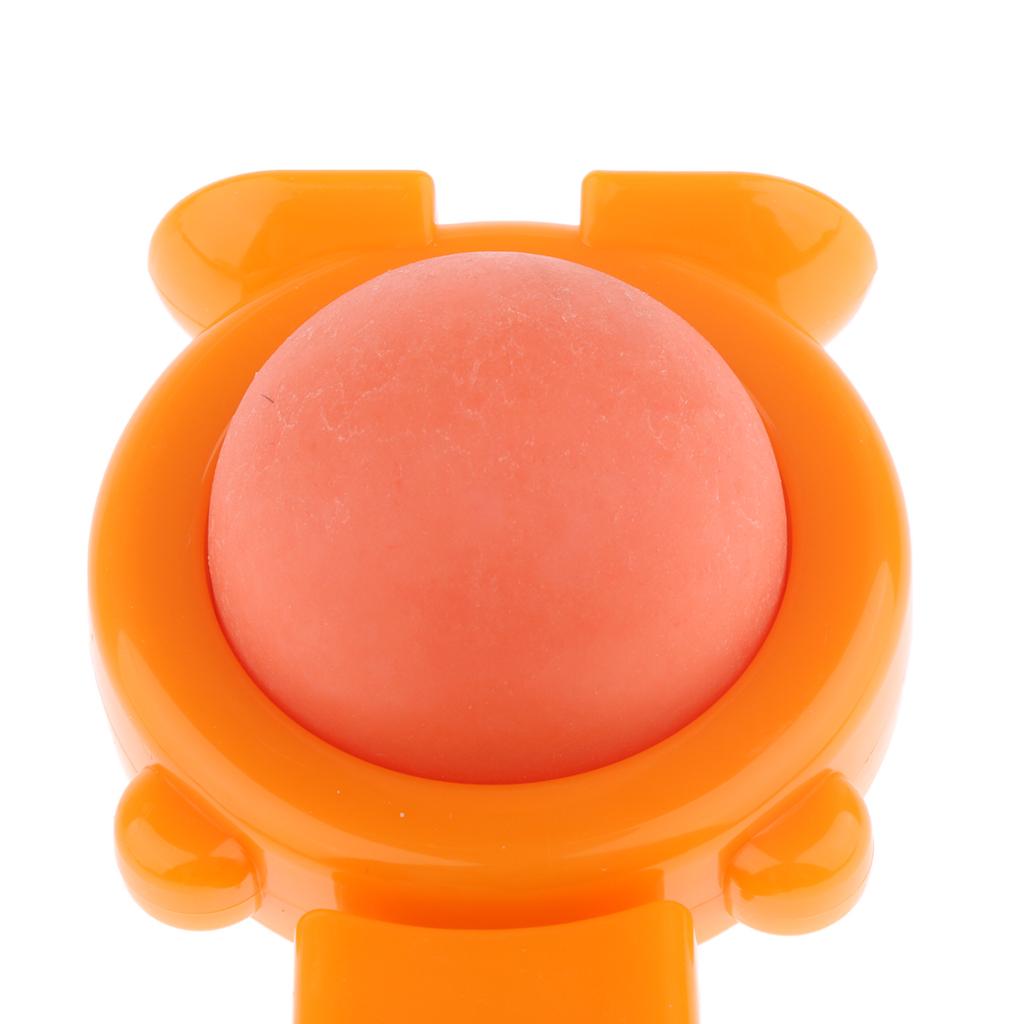 Orange Massage Hammer Stick Knocking Knots Massager Trigger Point Tool