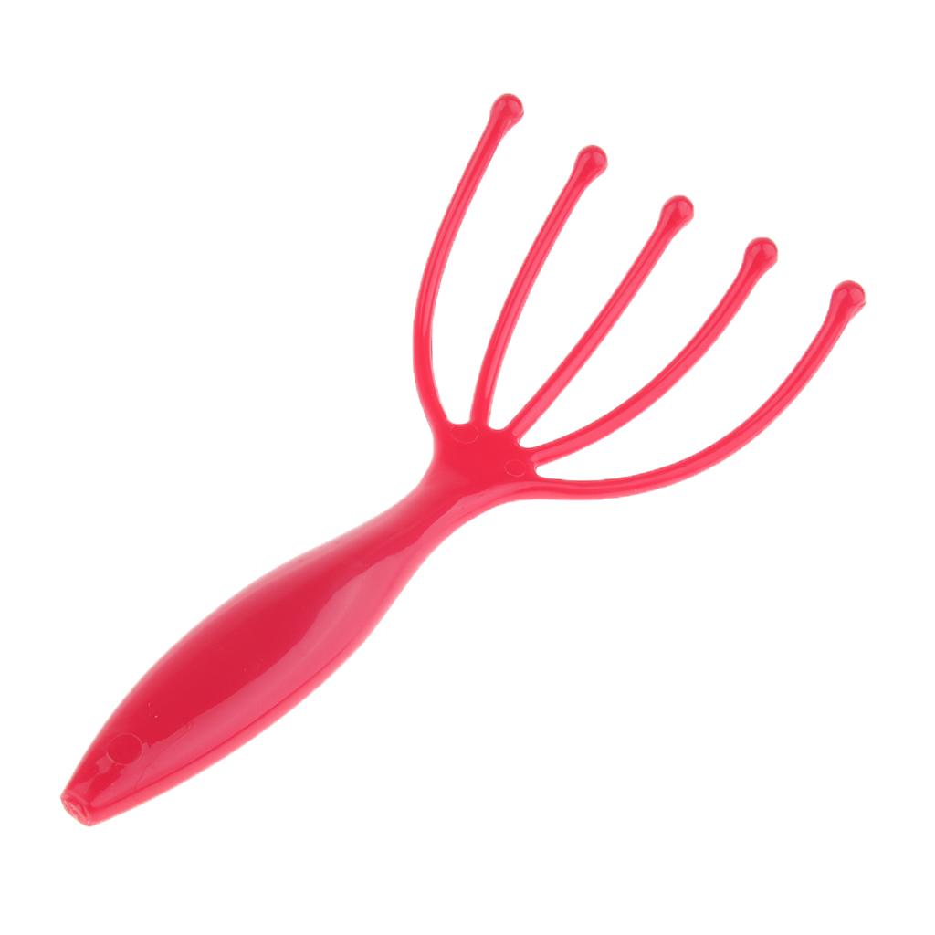 Portable PP Resin Mini Five-finger Head Massager Scalp SPA Scratcher Relax