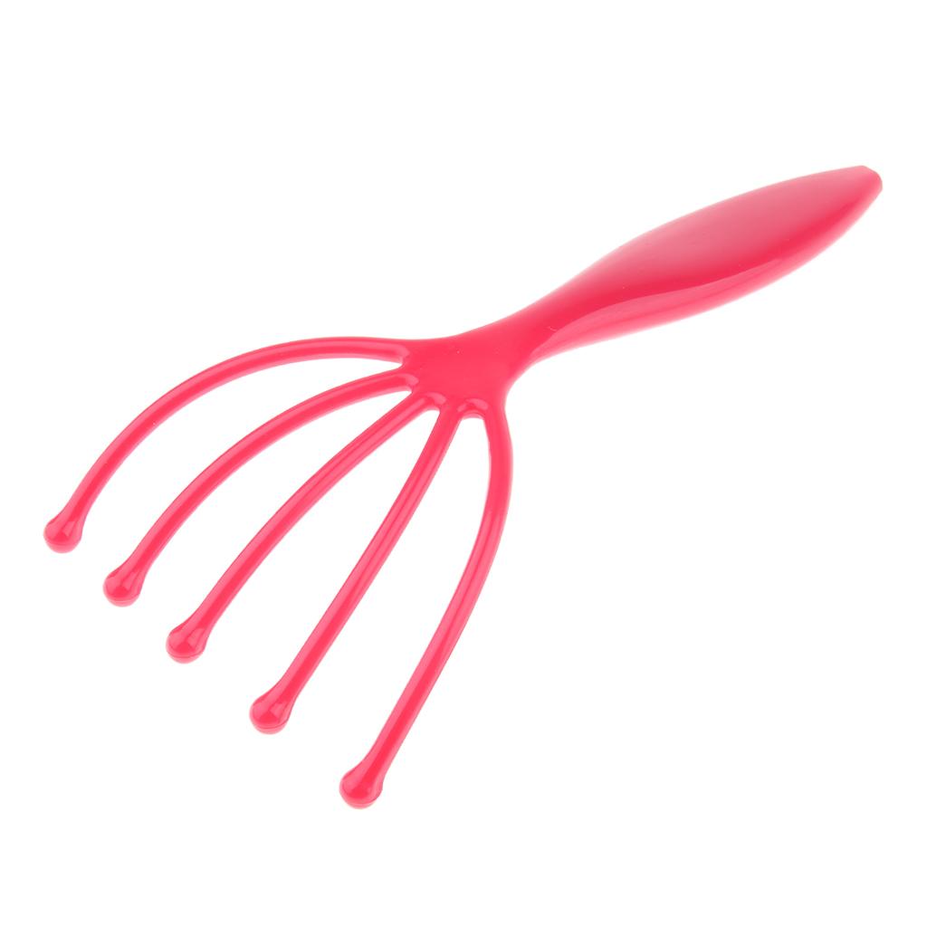 Portable PP Resin Mini Five-finger Head Massager Scalp SPA Scratcher Relax