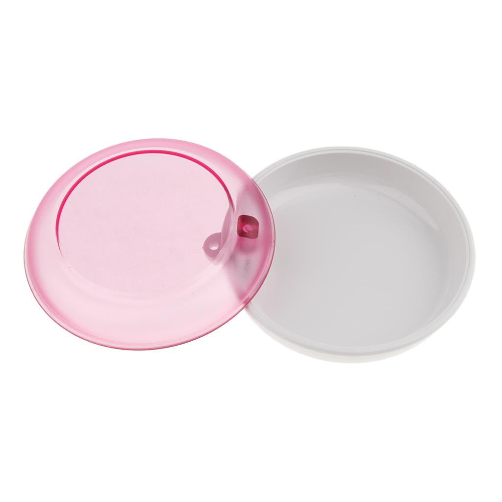 Mouth Guard Case Orthodontic Retainer Box Denture Storage Contain White Pink