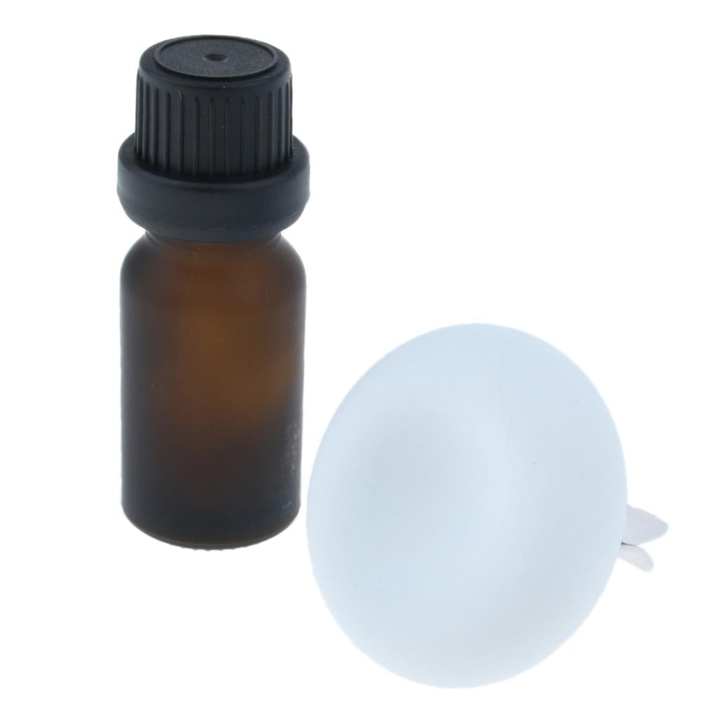 Diatomite Earth Car Air Freshener Essential Oils Diffuser with Bottle Blue