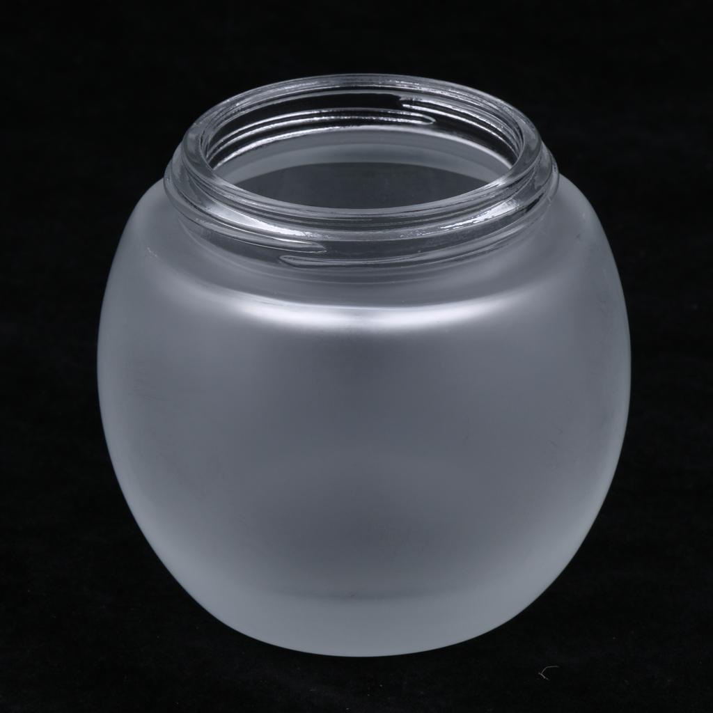 120g Frosted Glass Mask Jar Cream Containers Cosmetic Empty Can Gold Lid